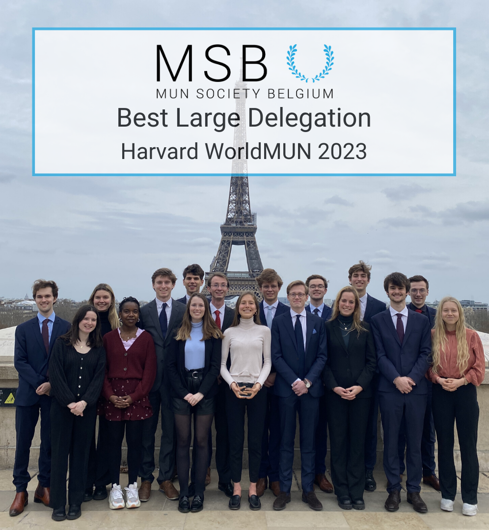 Best Large Delegation Harvard WorldMUN 2023 (8)